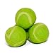 TWINCRITTERS TennisWools - All Natural Cat Toys and Tennis Balls for Small Dogs - 5 Pack - 100% Merino Wool (Yellow Green)…