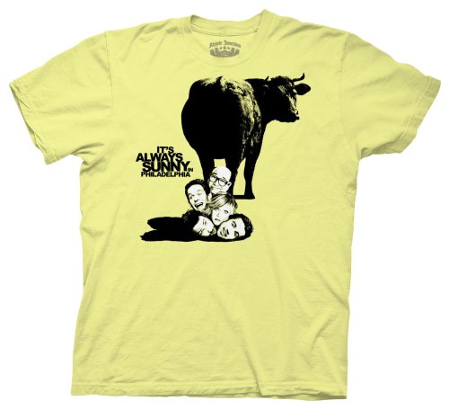 Ripple Junction Men's Its Always Sunny In Philadelphia Bull Shirt Mens Tee