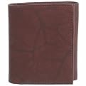 Boston Traveler Burgundy Tri-fold Leather Wallet