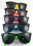 Neon Wayfarers (Pack of 5)