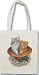 Katzen Tasche - Beach Bums Hut Brille Katze Mietze Felidae Pussi Katzenklo Miau Einkaufstasche Tragetasche Stoffbeutel Beutel Bag Geschenk Geburtstag T-Shirt