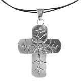 Sterling Silver Mexican Cross Pendant