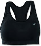 IMAGE OF Champion Women's Cotton Fitness Racerback Bra, Black, Large