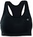 Champion Women's Cotton Fitness Racerback Bra, Black, Medium