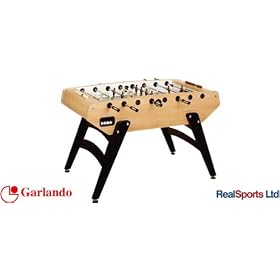 Garlando G5000 Beech Wood Table Football Table from Real Sports Ltd