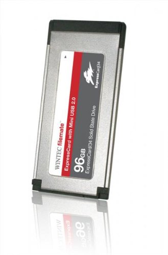 96GB FileMate SolidGO ExpressCard 34 Ultra SSD w/mini USB port - bulk packing