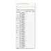 Acroprint 09-6103-080 Weekly Time Cards For Model Att310 Electronic Totalizing Time Recorder, 200/Pk