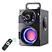 TAMPROAD Portable Bluetooth Speakers with Subwoofer Rich Bass Wireless Outdoor/Indoor Party Speakers MP3 Player Powerful Speaker Support Remote Control FM Radio for Phone Computer PC Home TV
