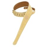 Levy's Leathers MSS63-SNR 2.5-inch Suede Strap with Leather Piping,Sunrise