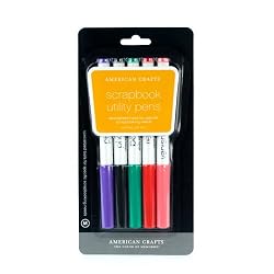 American Crafts Scrapbook Utility Pen 5-Pack