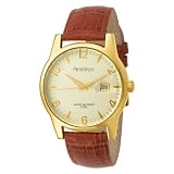 Armitron Mens 204607CHGPBN Dress Gold-Tone and