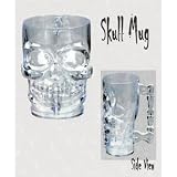 Acrylic 3d Skull Mug Translucent Black 20-ounce