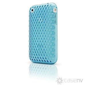 Case-FX Flex Diamond Case for iPhone 3G / 3GS (Vapor Blue) + Bonus: Case-FX Reveal Screen Protector for iPhone 3G / 3GS (Clear)