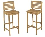 Outdoor Bar Stools with Slat Design in Teak Finish 41avjb1%2BnbL. SL160 Outdoor Bar Stools with Slat Design in Teak Finish