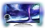 Philips 55PFL8008S/12 140 cm (55 Zoll) Ambilight 3D-LED-Backlight-Fernseher, EEK A+ (Full HD, 1400Hz PMR, DVB-T/C/S2, CI+, WLAN, Smart TV, HbbTV) anthrazit