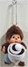 Bakery Shop Monchhichi Cafe-au-lait Keychain Plush Doll