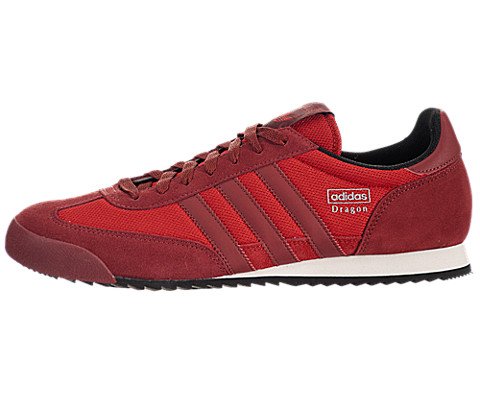 adidas gazelle silver green womens Mens Galaxy OG Lace Up Sneakers Red 8.5 Casual