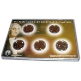 5 Coins - U. S. Statehood 24KT Gold Plated Quarters