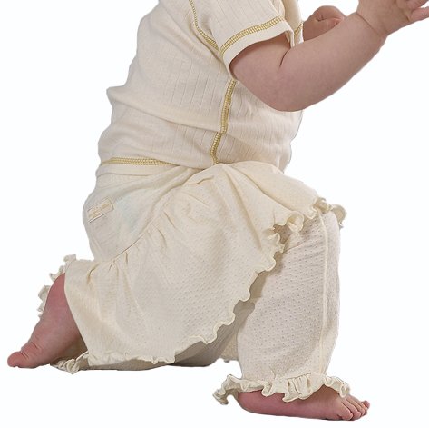 Girls Pants With Skirt (ivory)