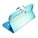 iphone 6 Plus Case, Tradekmk(TM) Fashion Light Color Little Love-shape Design Premium PU Leather Slim Fit Folio Magnet Wallet Stand Shell Cover Case with Card Holders Compatible with Apple iPhone 6 Plus(5.5)[+Stylus]