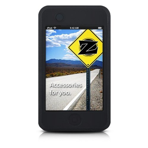 yooZoo iPod Touch Premium Silicone Case for Apple iPod Touch 8GB and 16GB MP3 Players - Midnight Black