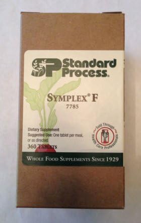 Standard Process Symplex F Dietary Supplement 7785 360 Tablets by Unionmall