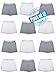 Men's 12 Pack Knit Cotton Jersey Boxer Sleep Shorts