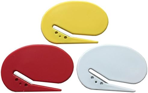 Envelope Opener Set Of 3 Letter Opener Envelope Slitter with Concealed Blade Mixed Colors