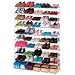 Gigantic 50 Pair Shoe Rack - White by Merrick