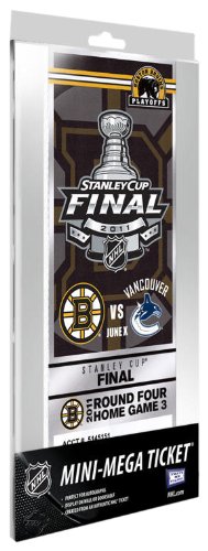 NHL Boston Bruins 2011 Stanley Cup Champions Commemorative Mini-Mega Ticket