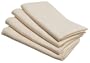 Bardwil Cobblestone 17-inch By 17-inch Set of 4 Napkins, Cream