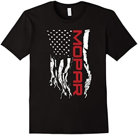 Men's Mopar Flag T-Shirt 2XL Black