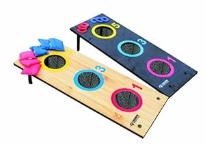 Triumph Sports USA 2-In-1: 3-Hole Tournament Bag Toss and 3-Hole Washer Toss