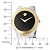 Movado Women's 606381 Luno Sport Two-Tone Black Round Dial Bracelet Watch by Movado