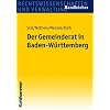 Der Gemeinderat in Baden-W�rttemberg