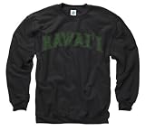 Hawaii Warriors Black Arch Crewneck Sweatshirt