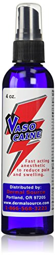 Vasocaine Numbing Spray Painless Anesthetic Numb, 4 Ounce