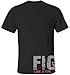 Fight Like a Girl Side Wrap Breast Cancer T-Shirt Unisex Black w/ Pink