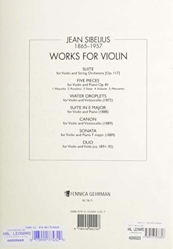 Five Pieces, Op. 81: for Violin and Piano