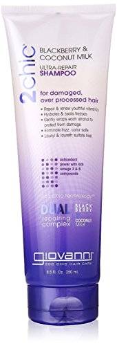 Giovanni 2chic Ultra Repair Shampoo, Blackberry and Coconut Milk, 8.5 Fluid Ounce Giovanni 2chic Ultra Repair Shampoo, Blackberry and Coconut Milk, 8.5 Fluid Ounce