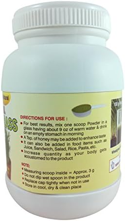 Tropical Wheatgrass Powder - Natural Food Supplement, 30 servings, 3.5 oz