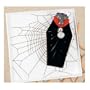 Dracula Serving Platter with Bowl & Candy Corn Spreader, Chip and Dip Set