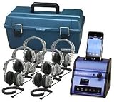 Complete 6 Station Digital Ipod Dock, Listening / Learning Center For Teachers, Students, & Classes With 6 Deluxe Headphones - Hamilton DSIP-SC7V
