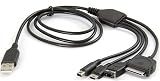 DELOCK Kabel USB 2.0 Ladekabel 4-fach