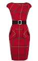 Graphic Check Dress