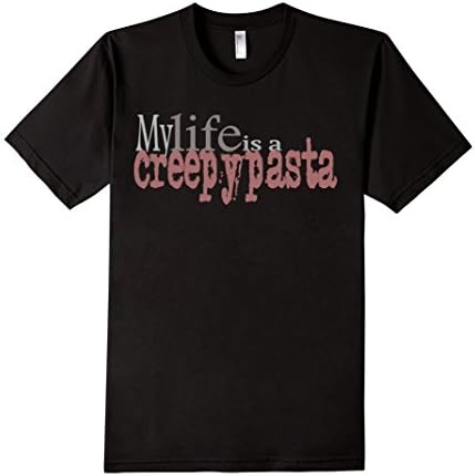Men's My life is a Creepypasta Medium Black