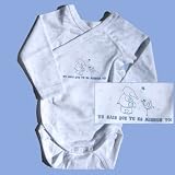 Petit Bateau Blue Elephant Kimono Onesie