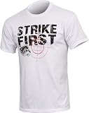 41awCeJn45L. SL160  TITLE MMA Strike First, Strike Last Mens Tee