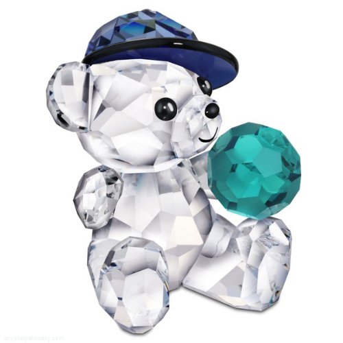 Swarovski Kris Bear Figurine, Let's Play Ball