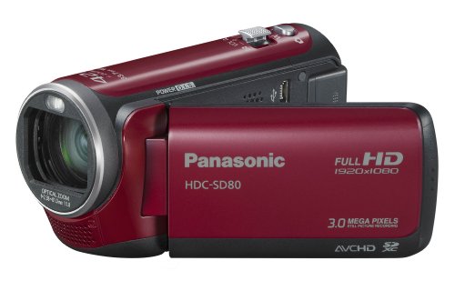 Panasonic HDC-SD80EG-R Full HD Camcorder